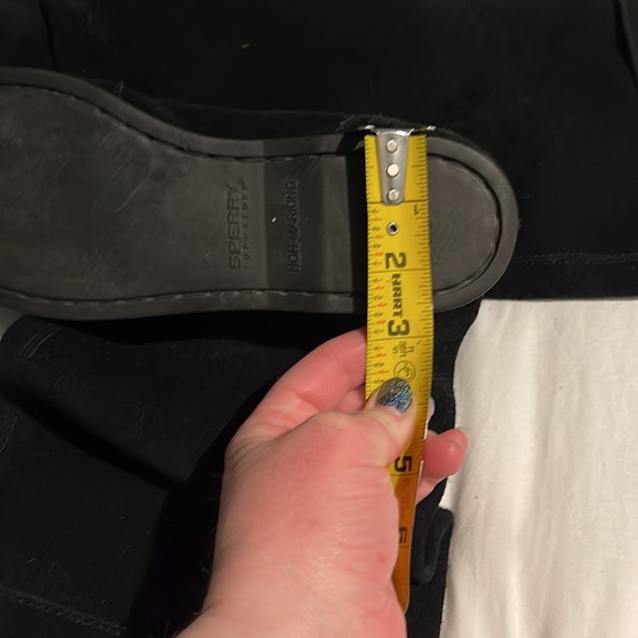 Sperry moccasins tall in black ****** Please completely read listing!!! - Picture 9 of 10